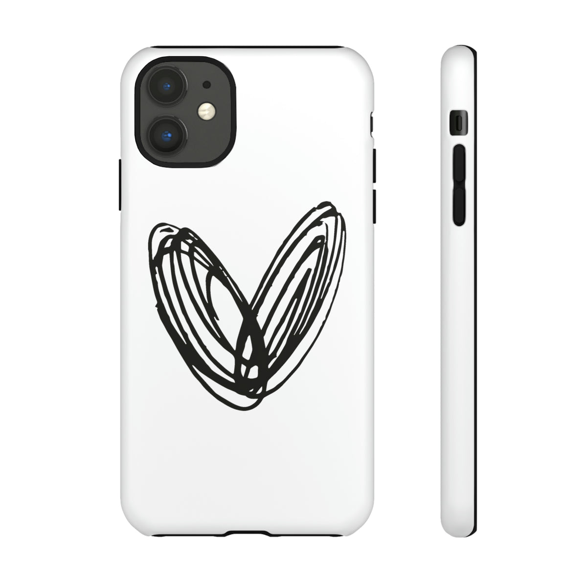 vraniCURE Tough iPhone Case - Single Heart