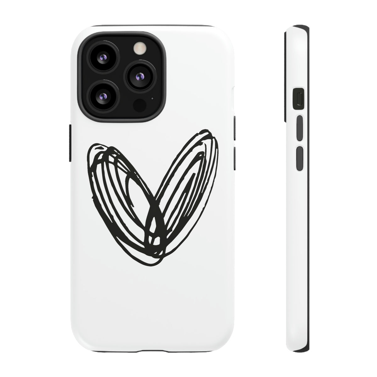 vraniCURE Tough iPhone Case - Single Heart