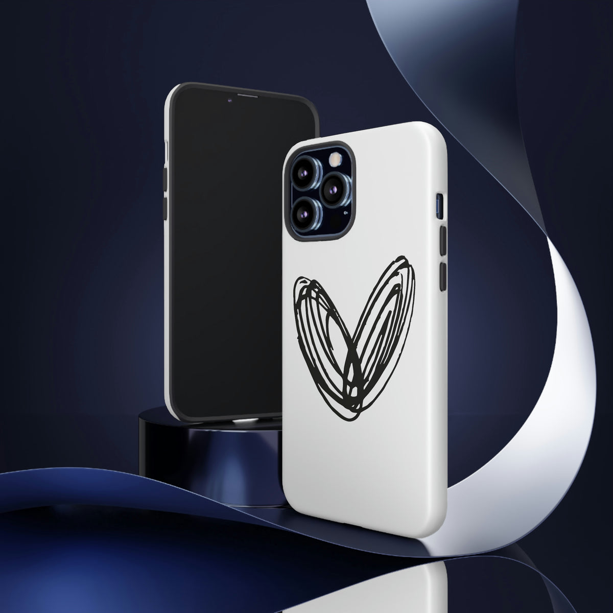 vraniCURE Tough iPhone Case - Single Heart