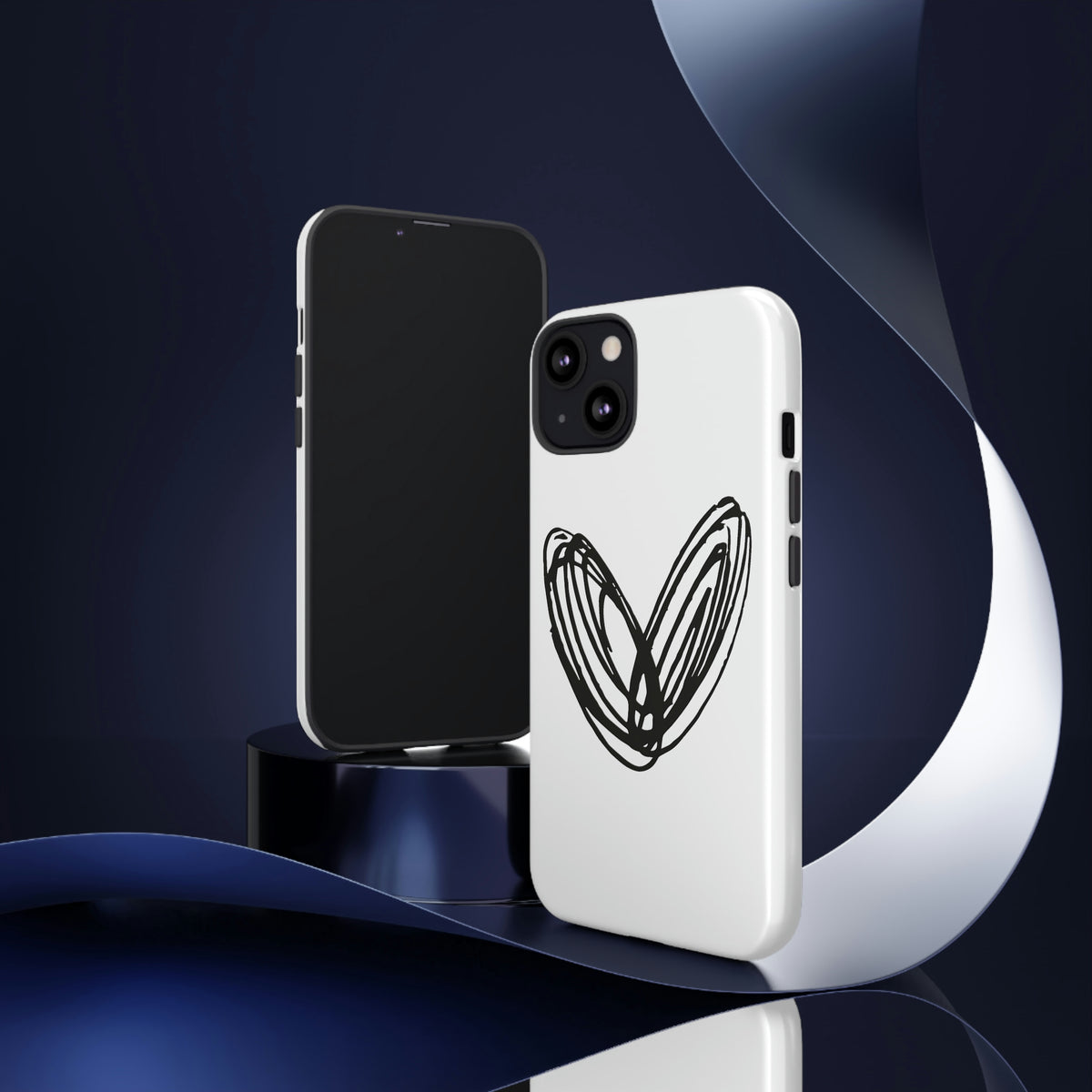 vraniCURE Tough iPhone Case - Single Heart