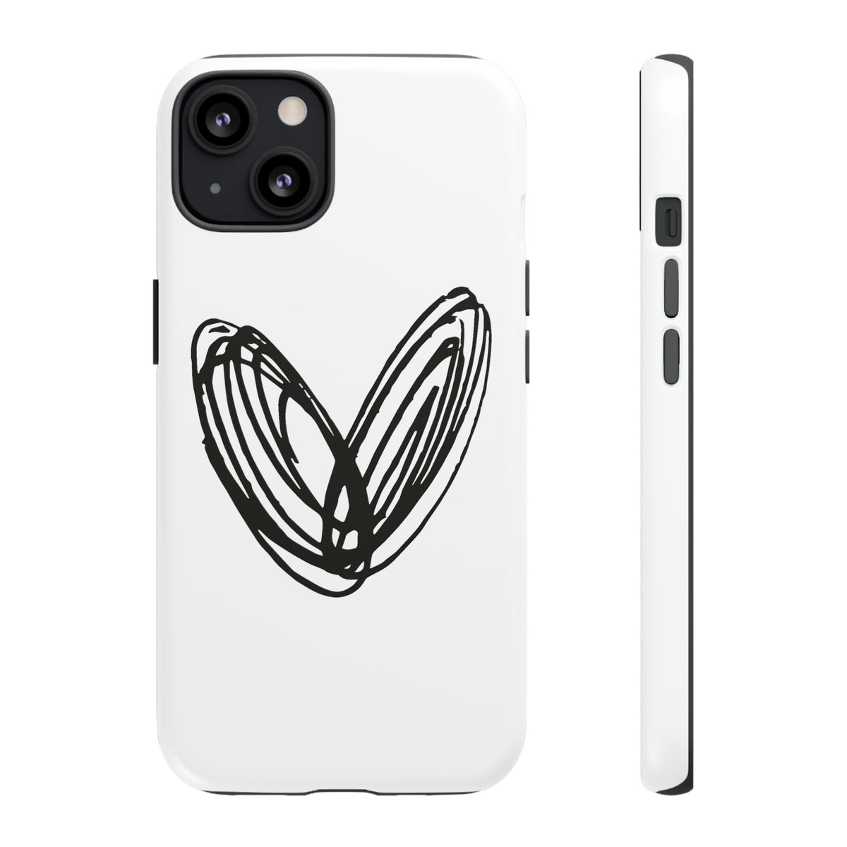 vraniCURE Tough iPhone Case - Single Heart